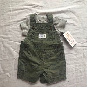 Dinosaur overalls